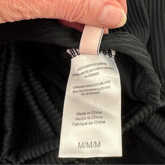 BCBG Generation Black Cutout One Piece Bathing Suit Swimsuit size Medium - Picture 8 of 12